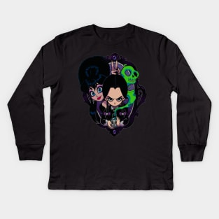 Dark Nostalgia Kids Long Sleeve T-Shirt